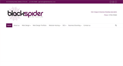 Desktop Screenshot of blackspiderdesign.co.uk